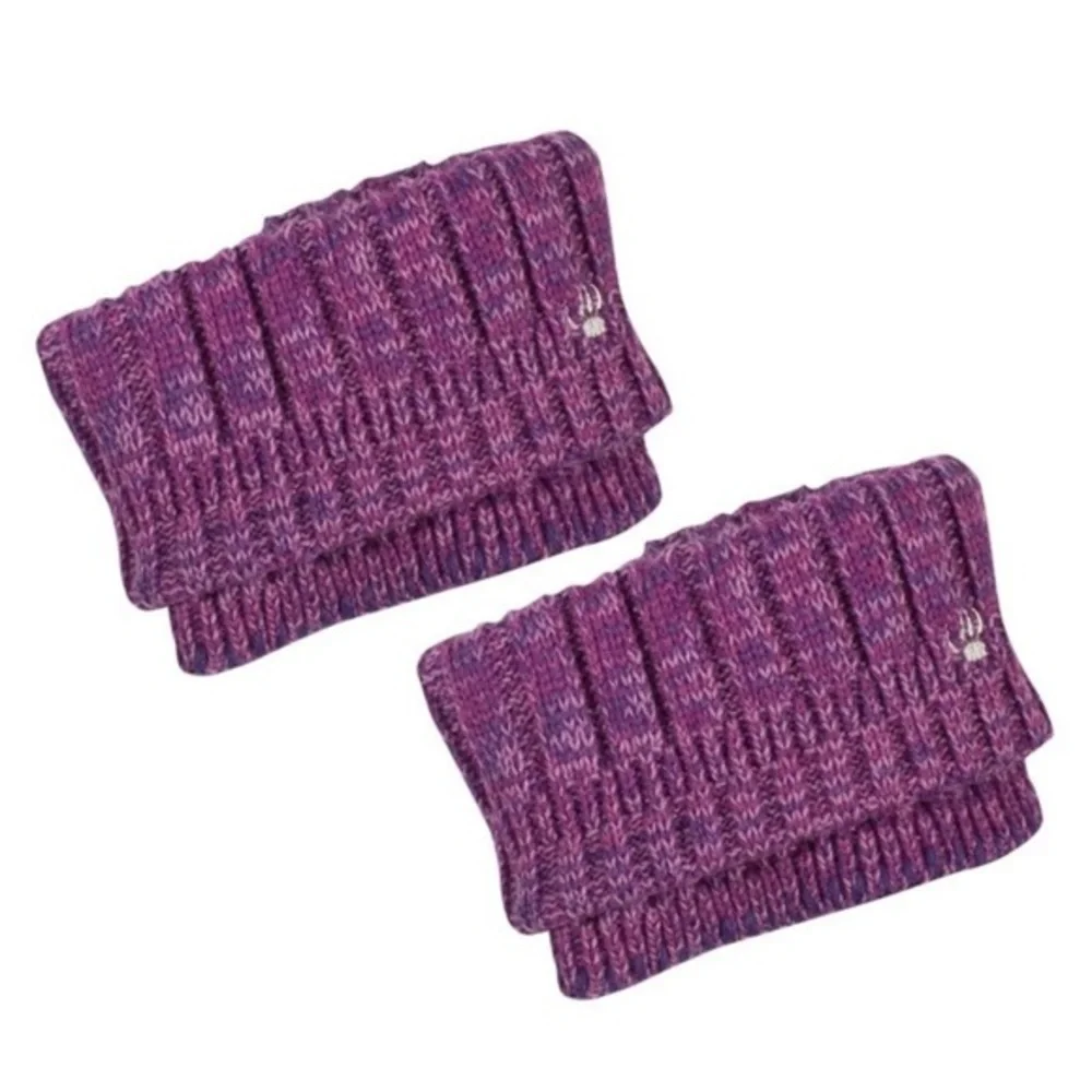 New Bearpaw Women's Knit Cuff Boot‎ Toppers one size pink